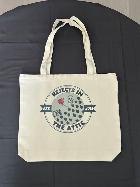 Rejects in the Attic Alternate Logo Tote Bag!