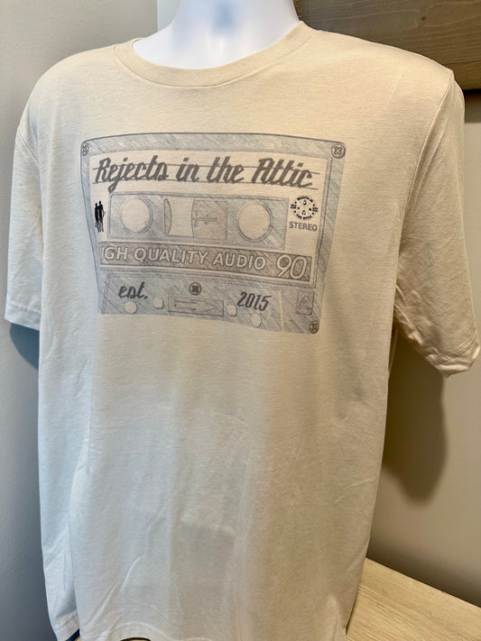 Rejects in the Attic Custom Printed Vintage Soft & Look Mix Tape Tee