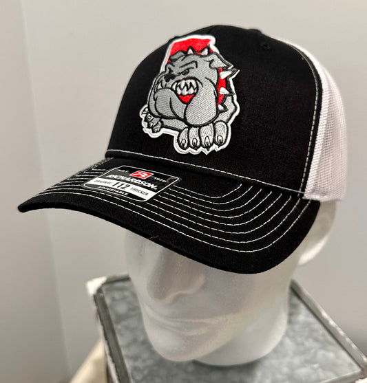 Bulldogs Custom Patch Black & White Richardson 112 Hat