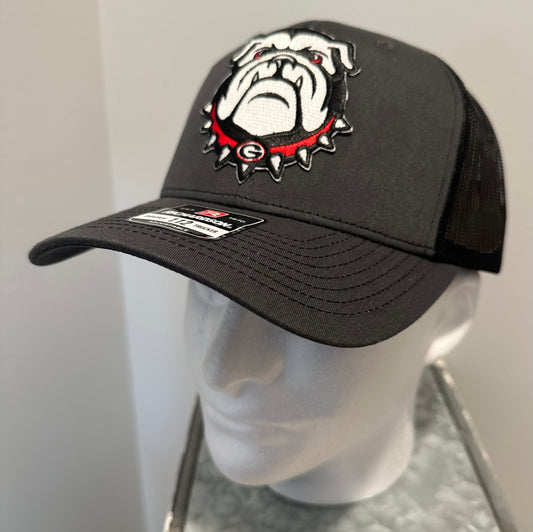 Bulldogs Custom “Dawgs”Smoke Gray & Black Richardson 112 Hat