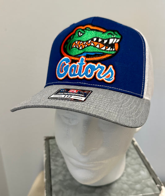 Gators Custom Blue, Gray & White Richardson 112 Hat