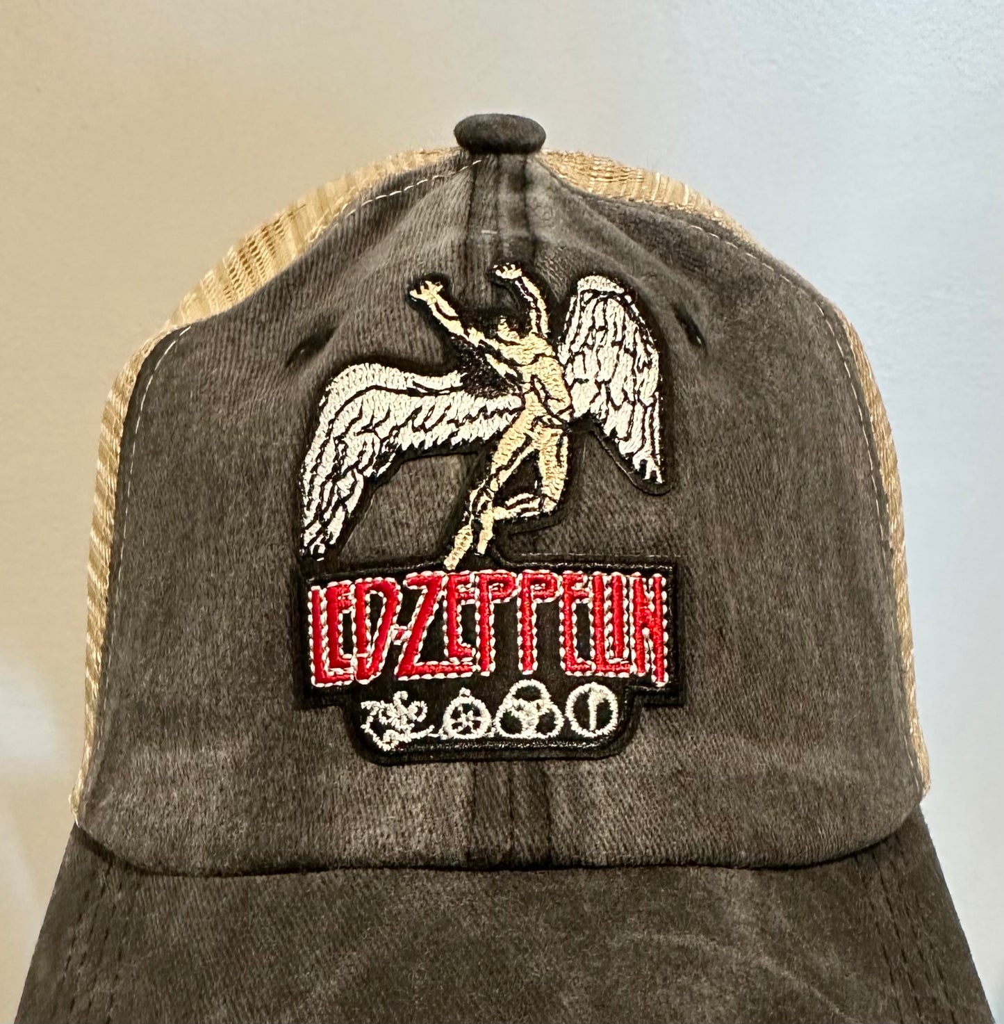 Led Zeppelin Custom Black Vintage Style Hat