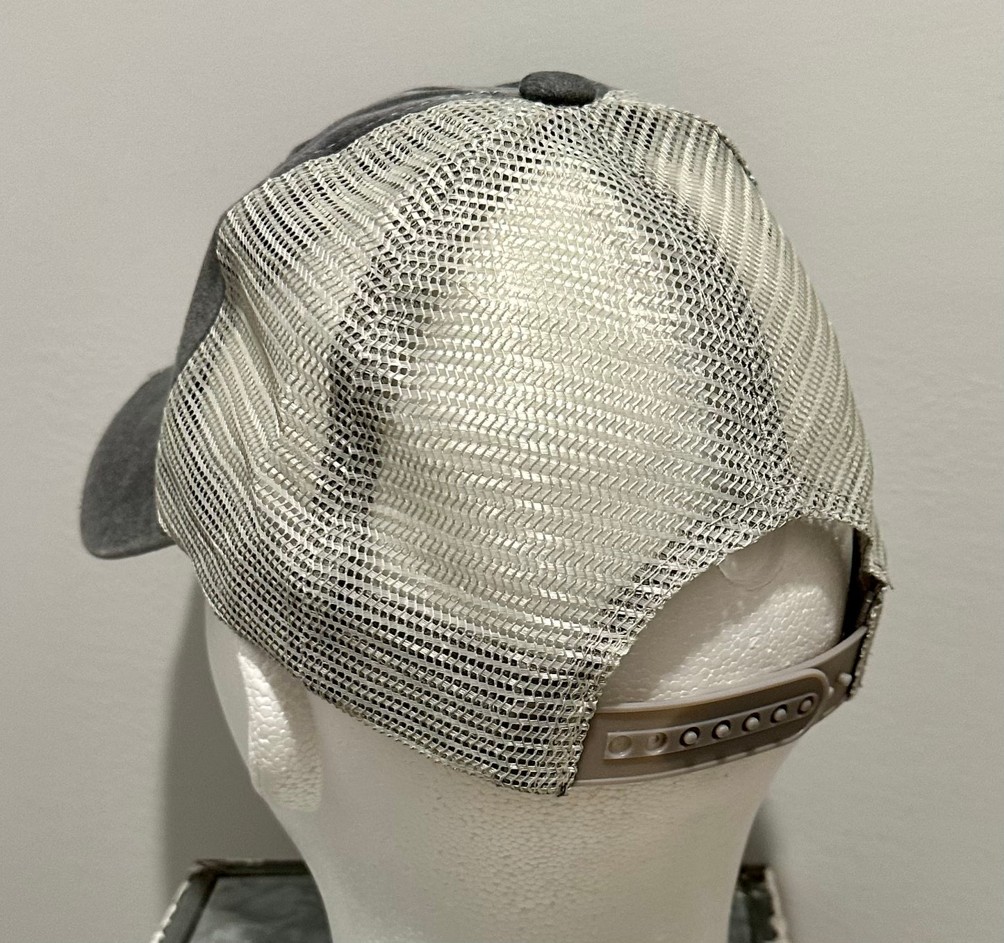 Fab 4 Custom Throwback British Patch Gray Distressed Hat