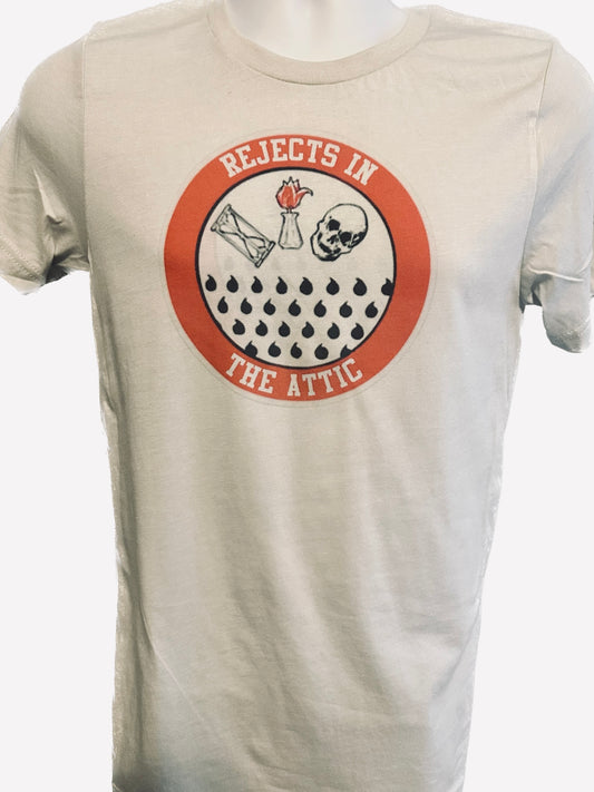 Rejects in the Attic Alternate Red Logo Tee!