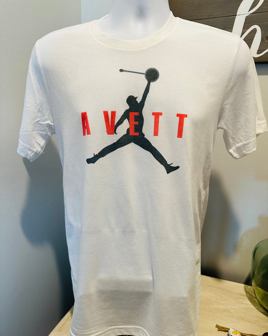 AIR Avett Custom Printed White Super Soft Tee!