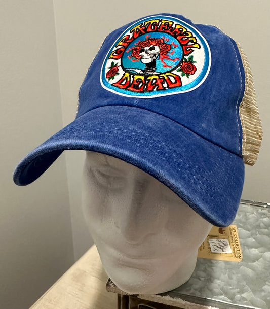 Grateful Dead Blue Bertha Custom Made Relaxed Fit Vintage Style Hat