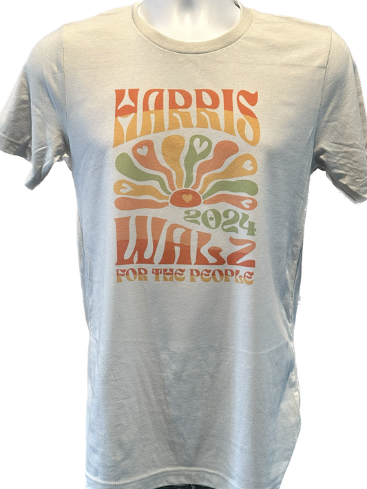 Harris Walz For the People Trippy Tee