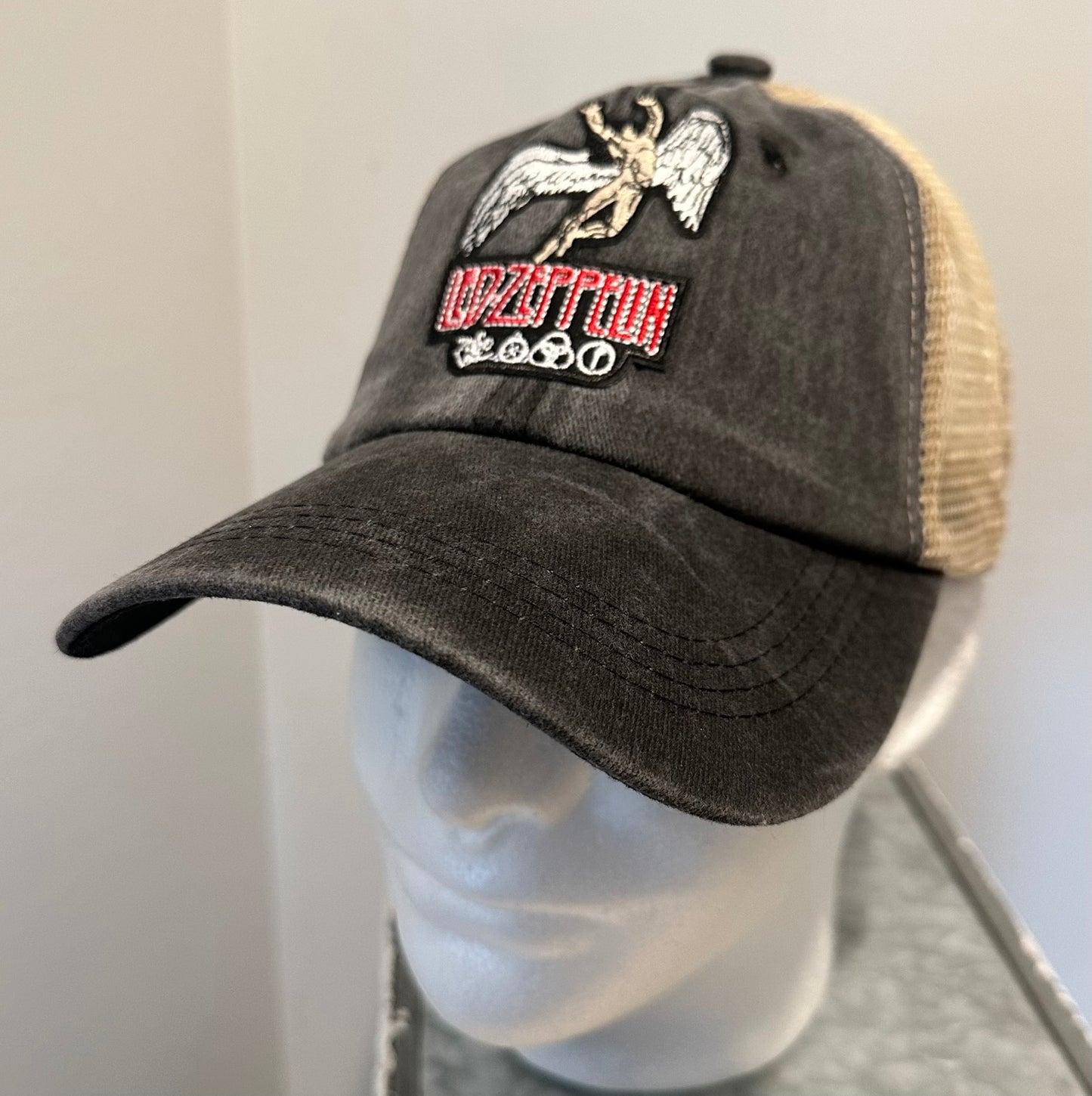 Led Zeppelin Custom Black Vintage Style Hat