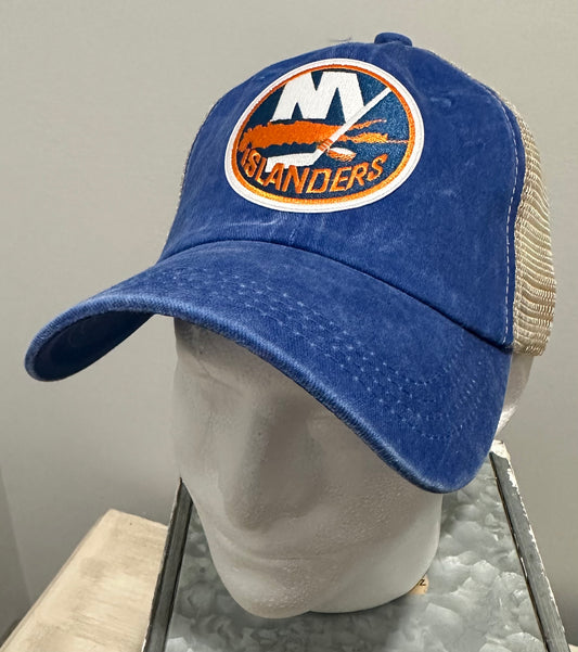 Islanders Hockey Custom Blue Relaxed Fit Vintage Style Hat