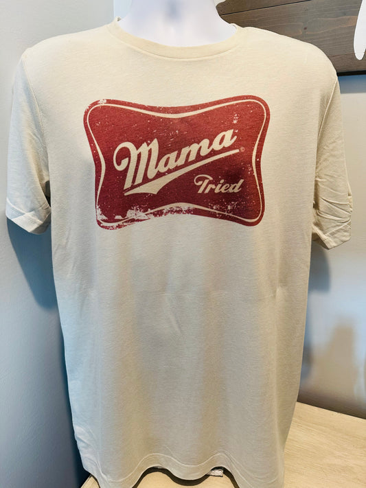 Mama Tried Custom Print Vintage Soft Tee