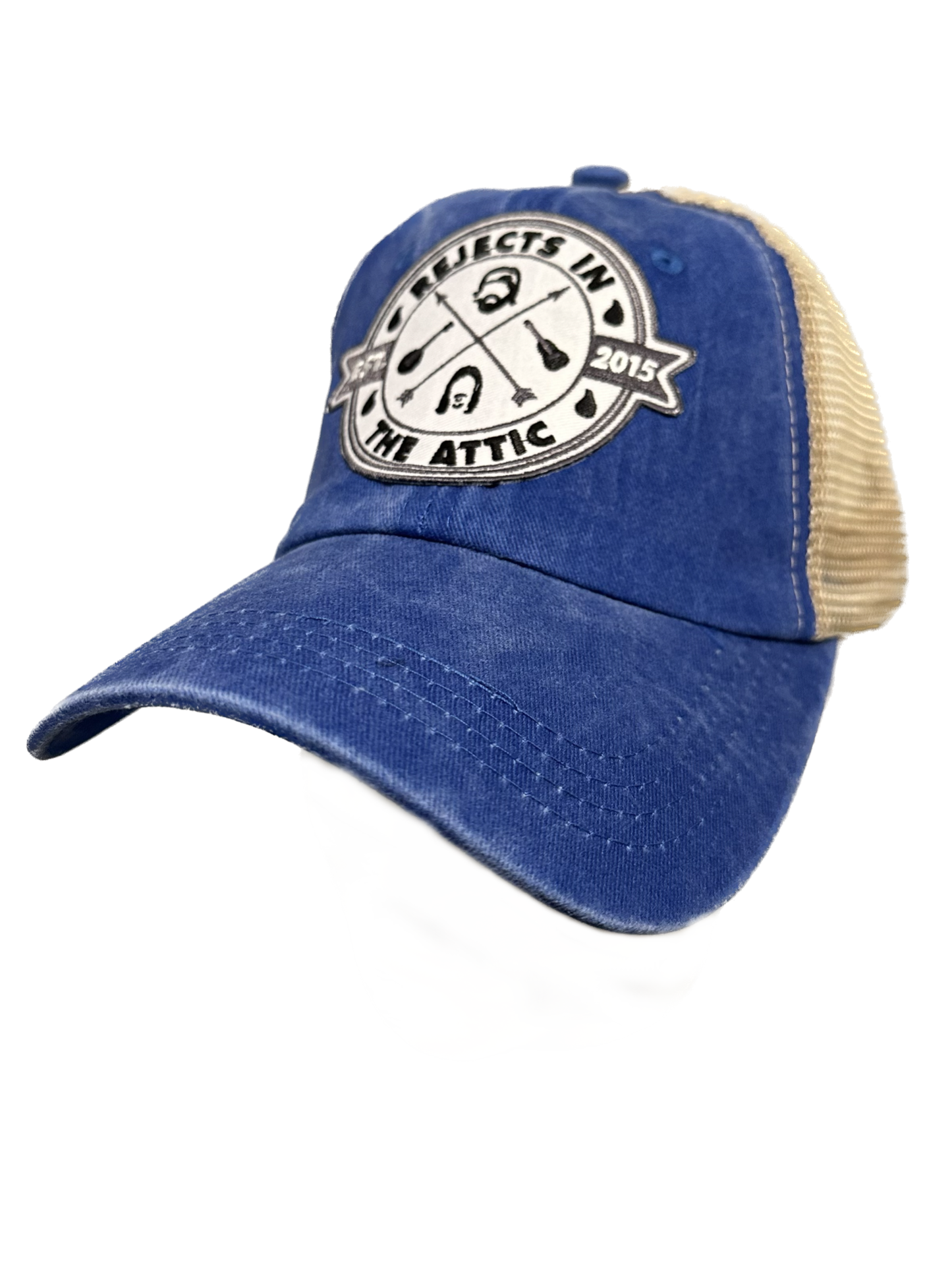 Rejects in the Attic Official Logo Custom-Made Blue Vintage Style Hat