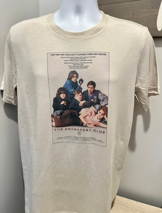 The Breakfast Club Custom Vintage Style Super Soft Tee