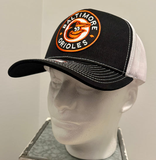 Baltimore Baseball Custom Patch Black & White Richardson 112 Hat