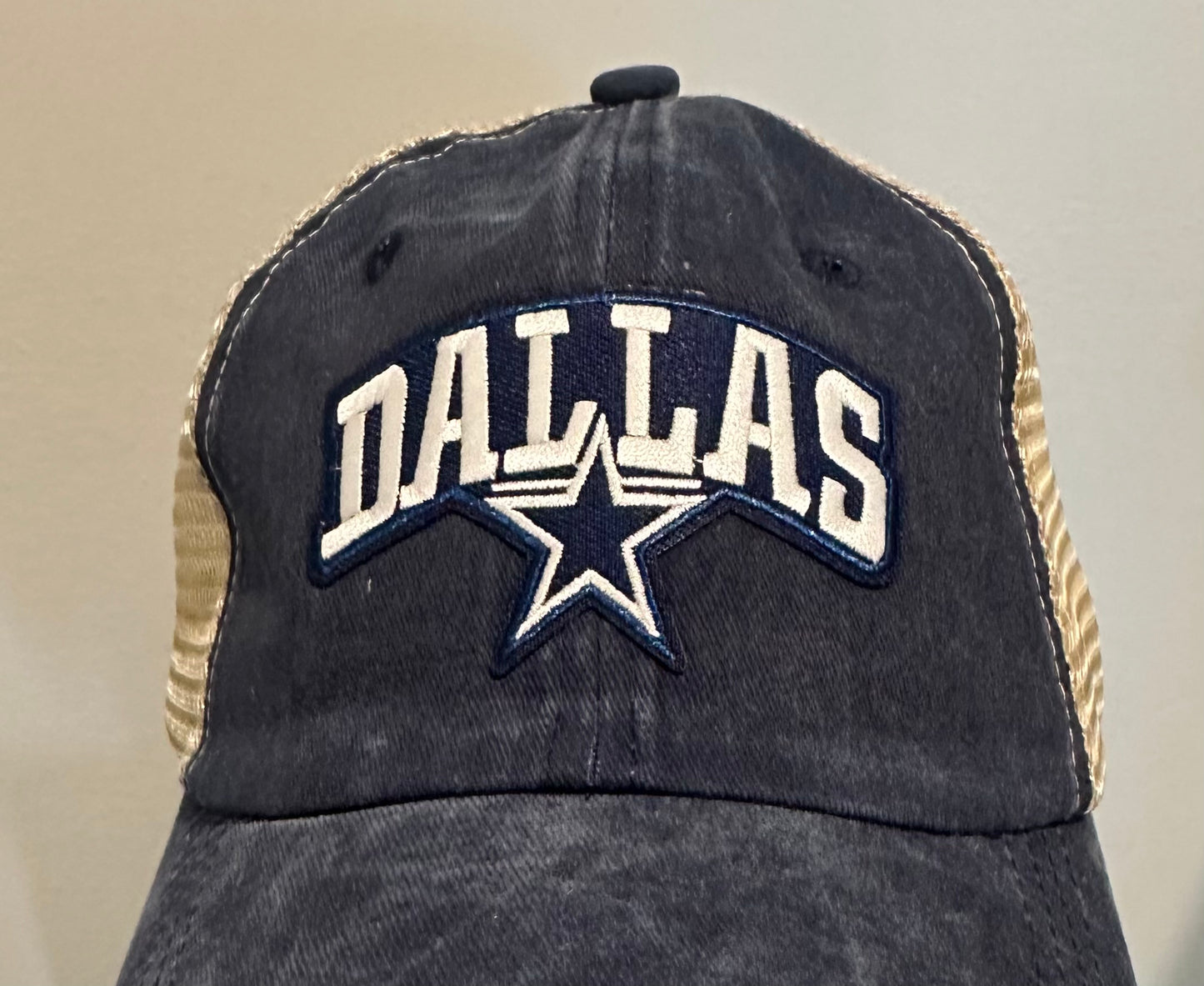 Dallas Football Custom Navy Vintage Style Hat