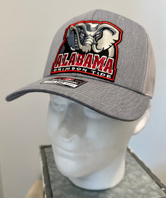 Alabama Custom Throwback Retro All Gray Richardson 112 Hat