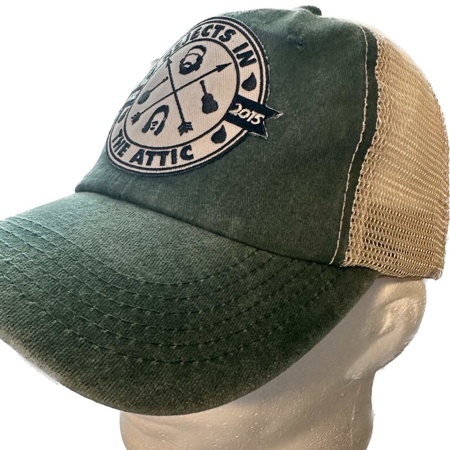 Rejects in the Attic Official Logo Custom-Made Forrest Green Relaxed Fit Hat