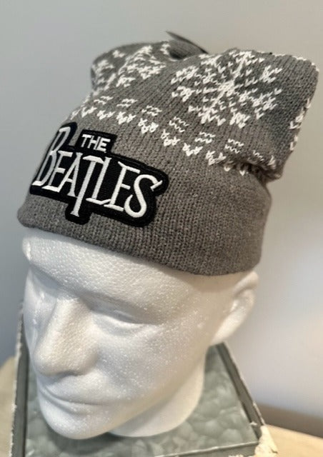 Fab 4 Custom Gray Knitted Beanie