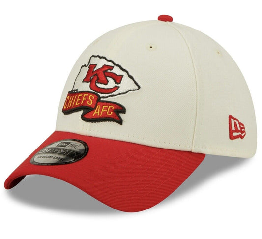 Kansas City Chiefs New Era 39thirty Sideline Stretch Fit Hat M/L