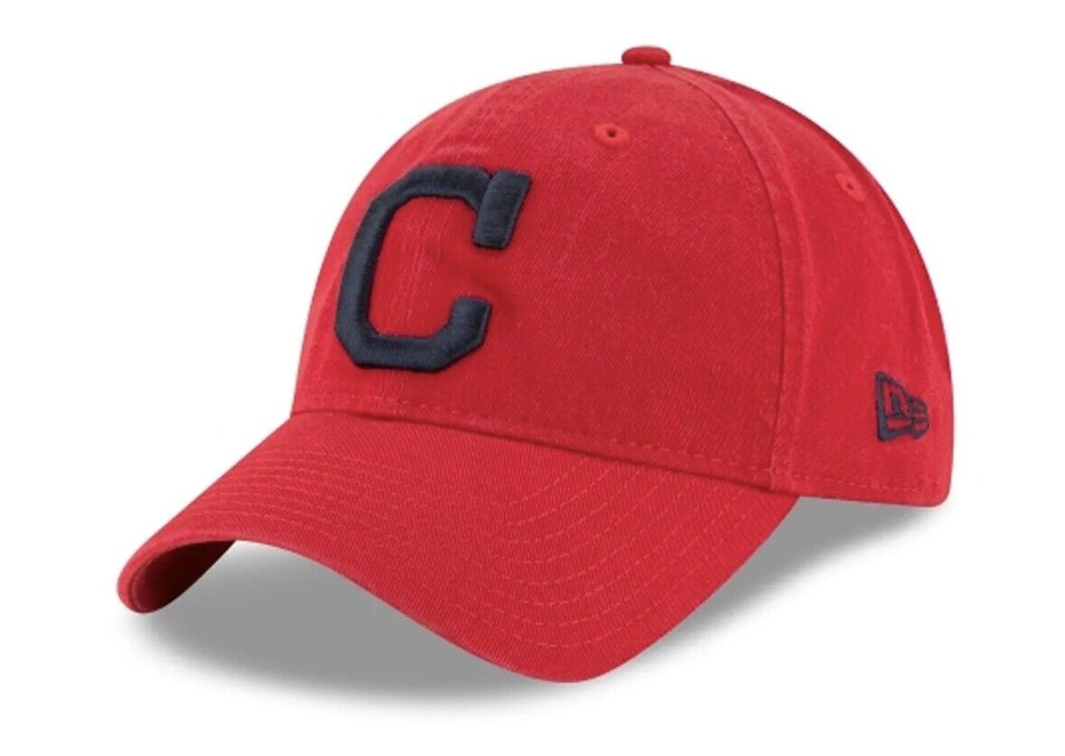 Cleveland Guardians New Era 9TWENTY Red Adjustable Hat