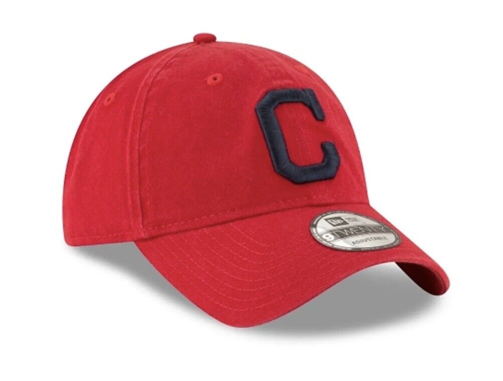 Cleveland Guardians New Era 9TWENTY Red Adjustable Hat