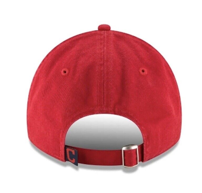 Cleveland Guardians New Era 9TWENTY Red Adjustable Hat