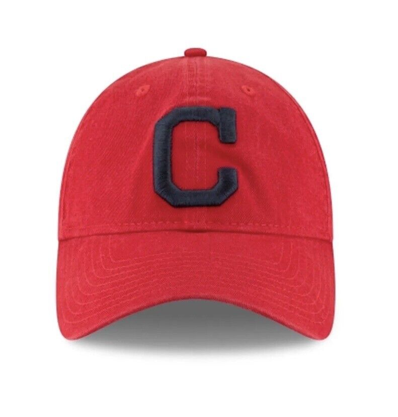 Cleveland Guardians New Era 9TWENTY Red Adjustable Hat