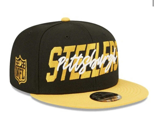 Pittsburgh Steelers New Era 59FIFTY Official 2022 Draft Fitted Size 7 3/8