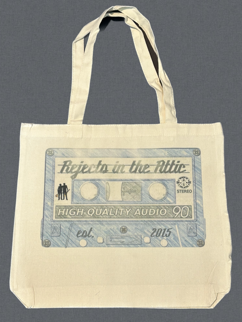 Rejects in the Attic Mix Tape Canvas Tote Bag