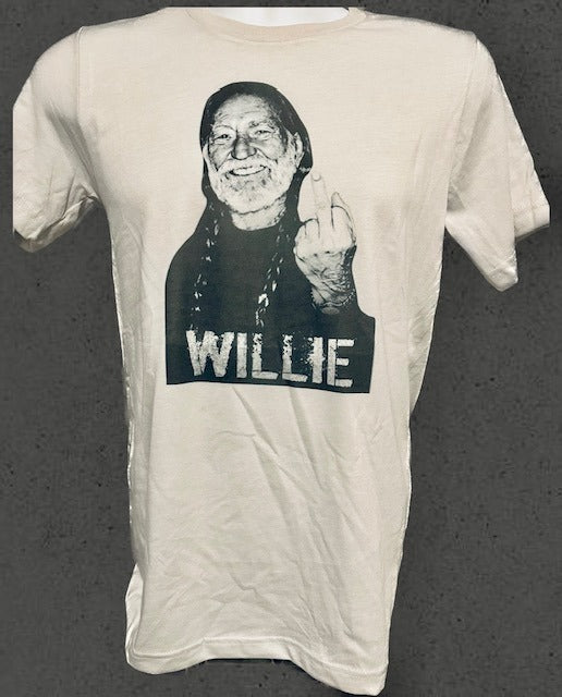 Willie Nelson "The Bird!" Super Soft Vintage Style Tee